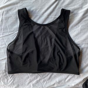 Lululemon sheer sports bra topper